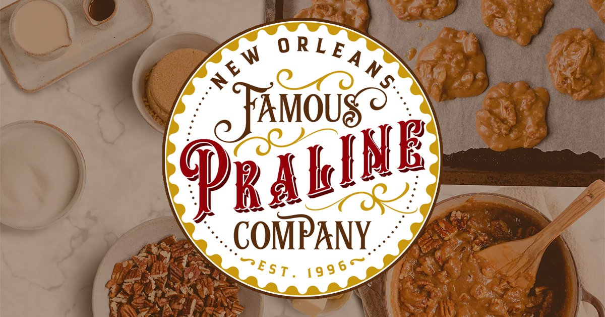New Orleans Famous Praline Company logo