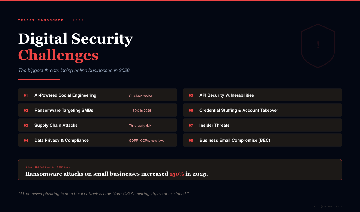 The Biggest Digital Security Challenges for Online Businesses in 2026