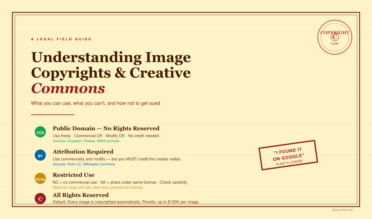 Understanding Image Copyrights and Creative Commons (2026)